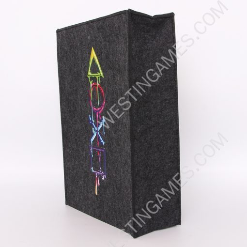 Black Protective Dust Prevent Cover Sleeve for PS5 Console - PS Logo - Image 5