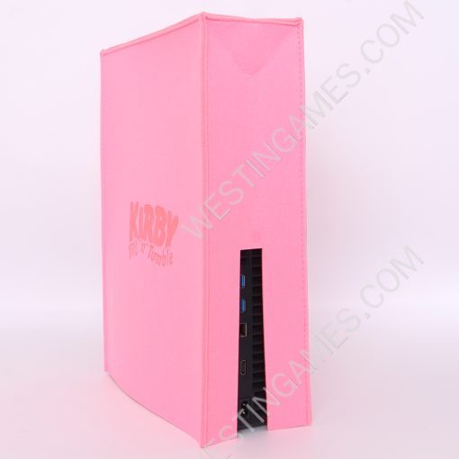 Pink Protective Dust Prevent Cover Sleeve for PS5 Console - Kirby - Image 6