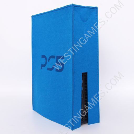 Blue Protective Dust Prevent Cover Sleeve for PS5 Console - PS Logo - Image 5