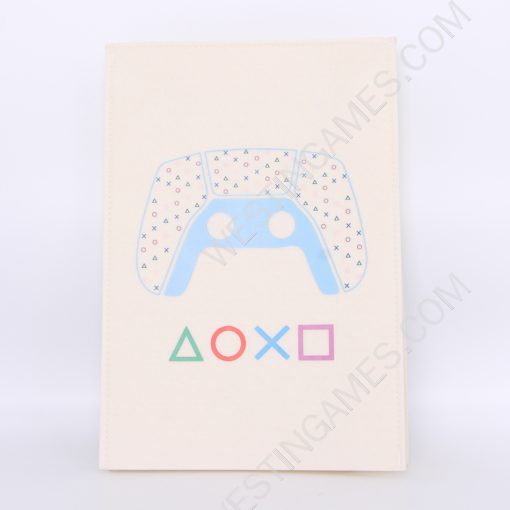 White Protective Dust Prevent Cover Sleeve for PS5 Console - PS Logo Anniversary