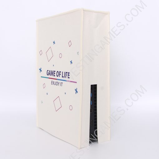 White Protective Dust Prevent Cover Sleeve for PS5 Console - PS Logo Anniversary - Image 6