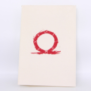 White Protective Dust Prevent Cover Sleeve for PS5 Console - God of War 02