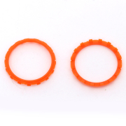 Analog Thumbstick Accent Rings Replacement Parts For PS5 Controller - Orange