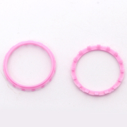 Analog Thumbstick Accent Rings Replacement Parts For PS5 Controller - Light Pink