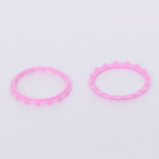 Analog Thumbstick Accent Rings Replacement Parts For PS5 Controller - Light Pink 02