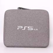 Protective Bag Adjustable Handle Bag Travel Carrying Case For PS5 Slim Console Grey