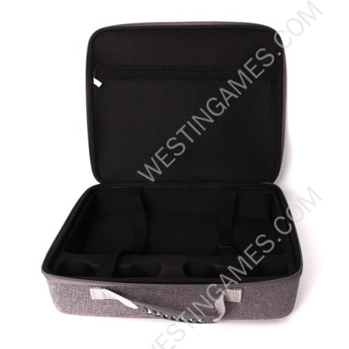 Protective Bag Adjustable Handle Bag Travel Carrying Case For PS5 Slim Console Grey - Image 3