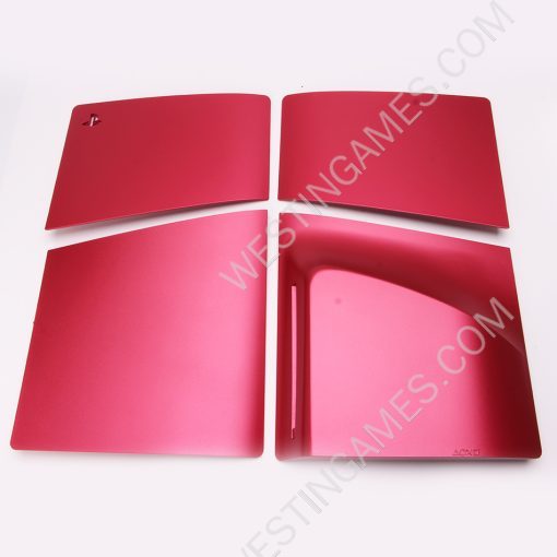 Replacement OEM Housing Case Faceplate Integrated Cover for Sony PS5 Slim HUD System - Red