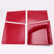 Replacement OEM Housing Case Faceplate Integrated Cover for Sony PS5 Slim HUD System - Red 02