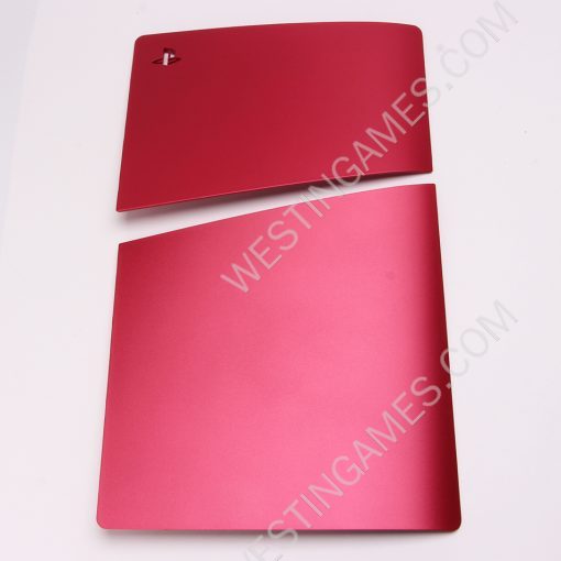 Replacement OEM Housing Case Faceplate Integrated Cover for Sony PS5 Slim HUD System - Red - Image 3