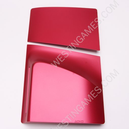 Replacement OEM Housing Case Faceplate Integrated Cover for Sony PS5 Slim HUD System - Red - Image 5