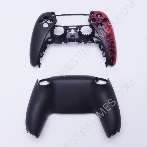 Replacement Top and Bottom Housing Shell Case for PS5 Dualsence 5 Controller - Spider Man - Image 3