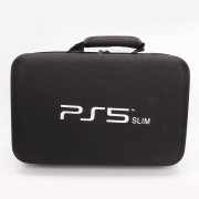 Protective Deluxe Bag Adjustable Handle Bag Travel Carrying Case For For PS5 Slim Console - Black