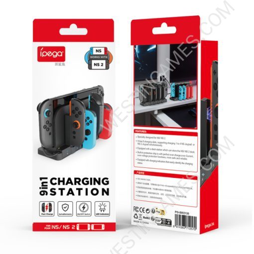 8 ini 1 Charger Charging Dock Stand with Console Station Holder for Switch and Switch 2