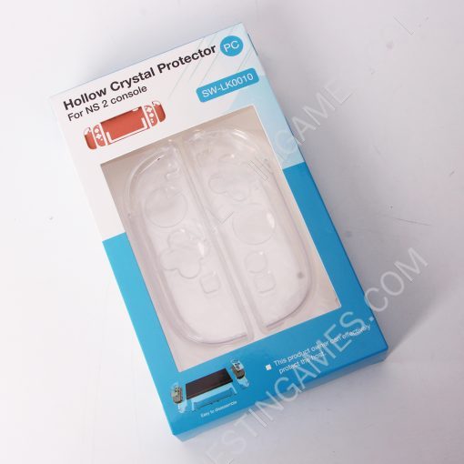 Transparent Crystal PC Hard Protecting Cover Case for Nintendo Switch 2 - Clear