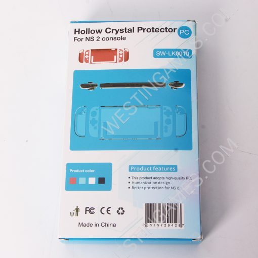 Transparent Crystal PC Hard Protecting Cover Case for Nintendo Switch 2 - Clear - Image 3