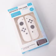 Soft TPU with Handle Grip Case and Ergonomic Shock-Absorption Cover for switch 2 - Clear