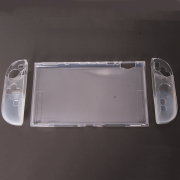 Soft TPU with Handle Grip Case and Ergonomic Shock-Absorption Cover for switch 2 - Clear 04