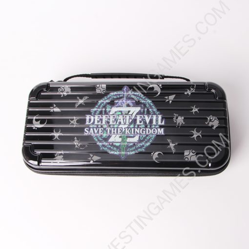 Black Protective Storage Hard Case Carrying Bag for Switch 2 - Zelda