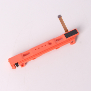 Original Right Plastic Rail Assembly with Flex Cable Replacement for NS Switch Joy-con - orange