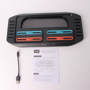 RGB Lights Multi-Charging Dock with 4 Joypad Charger and12 Game Card Slots PG-SW2210 for Switch 2 04