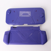 Anti-Slip TPU+PC Full Protective Case Ergonomic Handle Grip Support Disassembly for Switch 2 Purple 04