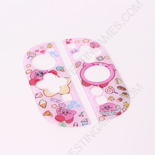 Gamepad Skin Shell Protective Transparent Split PC Case Cover for NS Switch 2 Joycon - Kirby - Image 4