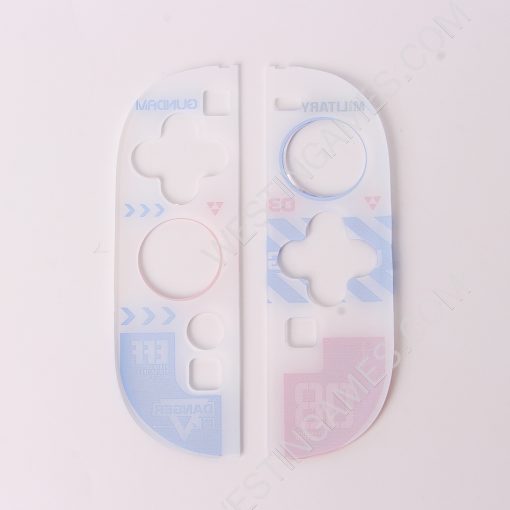 Gamepad Skin Shell Protective Transparent Split PC Case Cover for NS Switch 2 Joycon - Gundam - Image 5