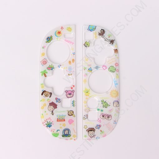 Gamepad Skin Shell Protective Transparent Split PC Case Cover for NS Switch 2 Joycon - Cartoon Story - Image 4