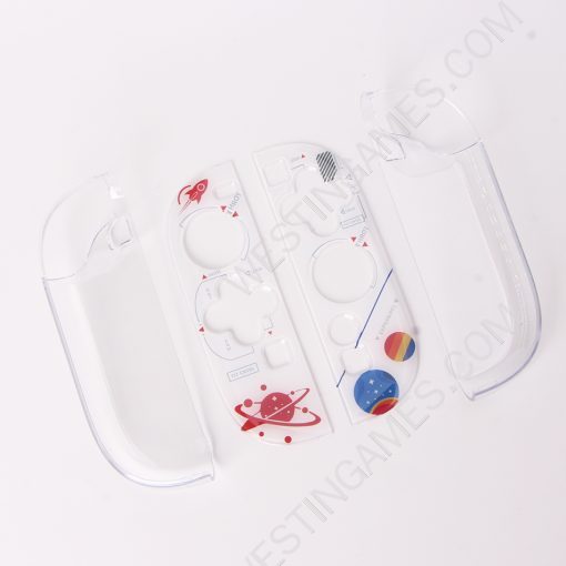 Gamepad Skin Shell Protective Transparent Split PC Case Cover for NS Switch 2 Joycon - Starry Sky - Image 2