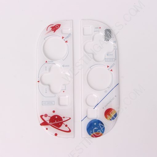 Gamepad Skin Shell Protective Transparent Split PC Case Cover for NS Switch 2 Joycon - Starry Sky - Image 4