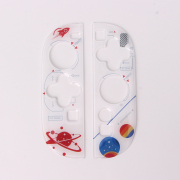 Gamepad Skin Shell Protective Transparent Split PC Case Cover for NS Switch 2 Joycon - Starry Sky 04