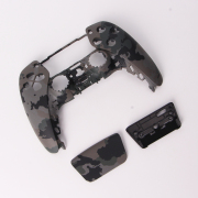 Replacement Fashion Top Cover with Touch Pad Housing Case for PS5 v2.0/3.0/4.0 Controller - Camouflage Grey