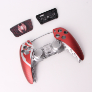 Replacement Fashion Top Cover with Touch Pad Housing Case for PS5 v2.0/3.0/4.0 Controller - Red Spider