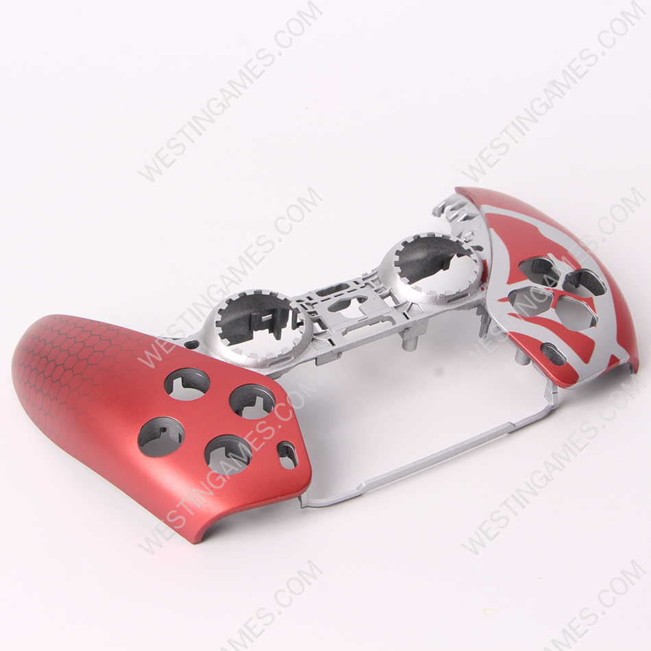 Replacement Fashion Top Cover with Touch Pad Housing Case for PS5 v2.0/3.0/4.0 Controller - Red Spider - Image 5