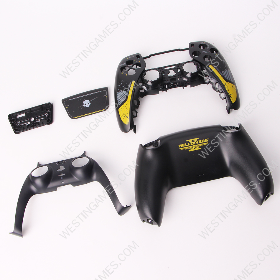 Replacement Fashion Top Cover with Touch Pad Housing Case for PS5 v2.0/3.0/4.0 Controller - Red Spider - Image 7