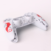 Replacement Fashion Top and Buttom with Touch Pad Housing Case Cover for PS5 v2.0 v3.0 Controller - God of War 2 06