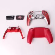 Replacement Fashion Top and Buttom with Touch Pad Housing Case Cover for PS5 v2.0 v3.0 Controller - Red Spider 03