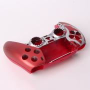 Replacement Fashion Top and Buttom with Touch Pad Housing Case Cover for PS5 v2.0 v3.0 Controller - Red Spider 05