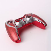 Replacement Fashion Top and Buttom with Touch Pad Housing Case Cover for PS5 v2.0 v3.0 Controller - Red Spider 06