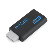 WII2HDMI Converter Video Conversion Adapter for WII Black