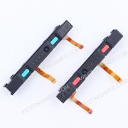 Complete Left Right Plastic Rail Assembly with Flex Cable for NS switch Joy-con Blue Red (Pulled)