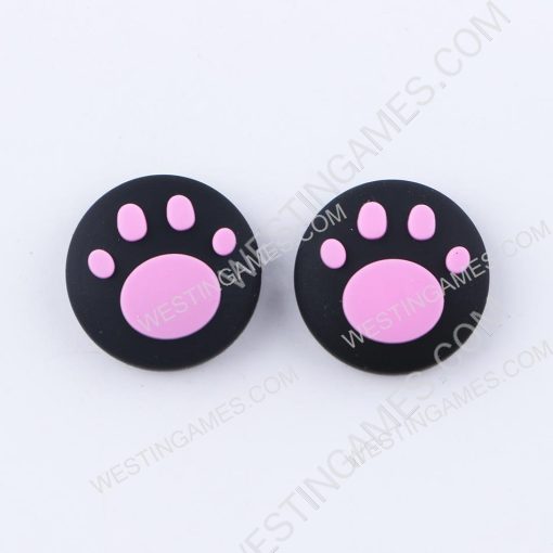 New Cut Cat Paw Thumb Grips Analog Caps Silicone Rubber For NS switch Joy-con - Image 2