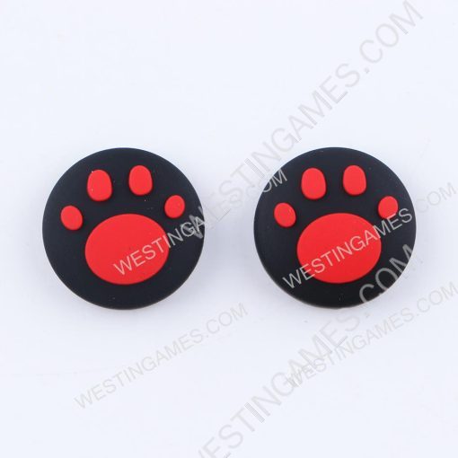 New Cut Cat Paw Thumb Grips Analog Caps Silicone Rubber For NS switch Joy-con - Image 4