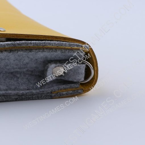 Deluxe Travel Carrying Pouch Case with clip-on strap for Switch Lite - Yellow - Image 3