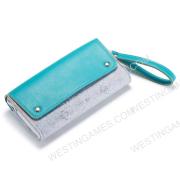 Deluxe Travel Carrying Pouch Case with clip-on strap for Switch Lite - Blue