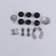 12Pcs Swap Thumbsticks Grips Metal Magnetic Stick Set for XBOX ONE Elite 2 Controller - Silver