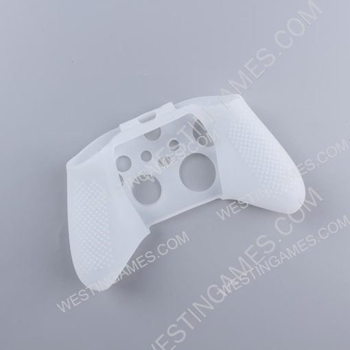 Protective Soft Silicone Skin Case for XBOX Series X Controller - White (Nude Packs) - Image 2