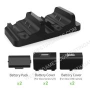 DOBE Dual Charging Dock with Battery 300Mah for Xbox Series X XBOX ONE Wireless Controller