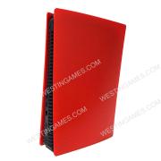 Replacement housing case Faceplate Cover for ps5 uhd system - red 02
